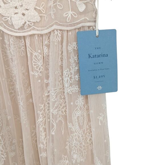 BHLDN Katarina Lace Wedding Dress Anthropologie Plus Size 22W NWT - Picture 5 of 6